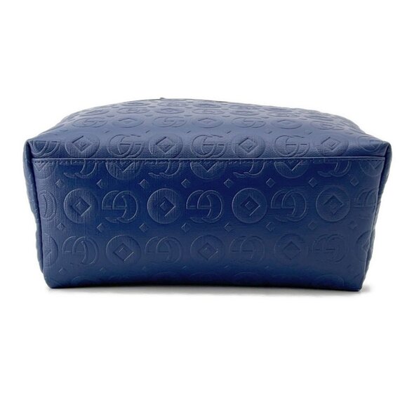 GUCCI Double G Backpack Children's PVC Navy 271327 - Picture 6 of 10